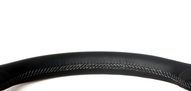Enhanced Steering Wheel for Mazda Miata NB Leather with Grey Stitching