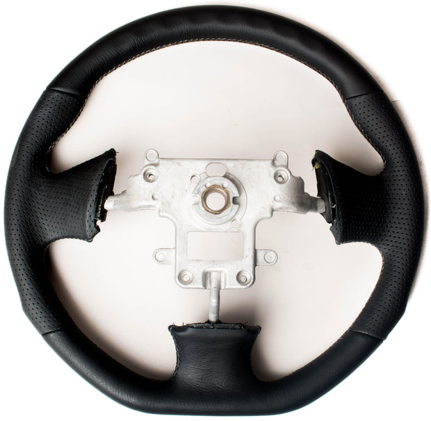 Enhanced Steering Wheel for Mazda Miata NB Leather with Grey Stitching