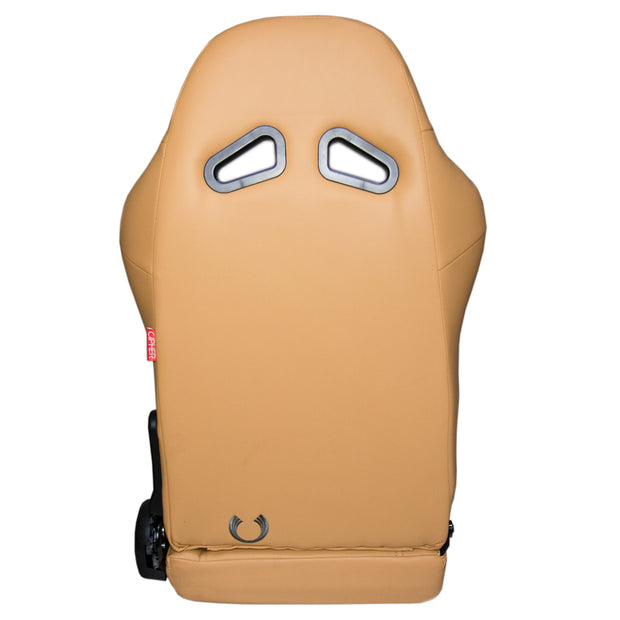 CPA1001 Maple Tan Leatherette Cipher Auto Racing Seats - Pair