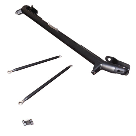 Cipher Auto Stainless Steel Harness Bar for 2009-2019 Fiat 500/Abarth Black Finish