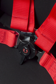 CPA4001RDV2 Red 4 Point 2 Inches Camlock Quick Release Racing Harness - CIPHER Logo Version 2 - Pair