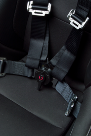 CPA4001BKV2 Black 4 Point 2 Inches Camlock Quick Release Racing Harness - CIPHER Logo Version 2 - Pair