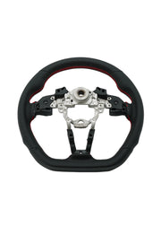 Enhanced Steering Wheel for Mazda Miata 2016-2024 ND Leather with Red Stitching