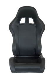 CPA1007 Black Carbon Fiber PU Cipher Auto Racing Seats - Pair *OUT OF STOCK*