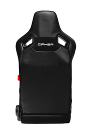 CPA2009RS Cipher Racing Seats Black Cloth Carbon Fiber w/ Gray Stitching - Pair (NEW!)----OUT OF STOCK