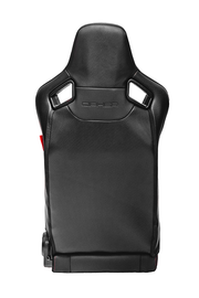 CPA2009RS AR-9 Revo Racing Seats Black Leatherette Carbon Fiber with Red Diamond Stitching - Pair (NEW)