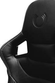 CPA2001 Cipher Euro Racing Seats Black Leatherette Carbon Fiber w/ White Stitching - Pair---OUT OF STOCK