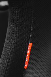 CPA2009RS Cipher Racing Seats Black Cloth Carbon Fiber w/ Gray Stitching - Pair (NEW!)----OUT OF STOCK