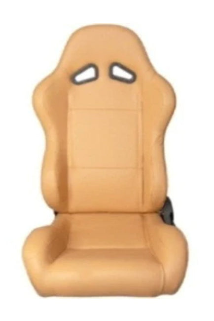 CPA1001 Maple Tan Leatherette Cipher Auto Racing Seats - Pair