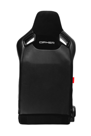 CPA2009 Cipher AR-9 Revo Racing Seats All Black Suede and Fabric w/ Carbon Fiber Polyurethane Backing - Pair — OUT OF STOCK