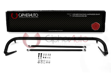 2000-2005 TOYOTA CELICA CIPHER RACING BLACK UNIVERSAL HARNESS BAR 48"
